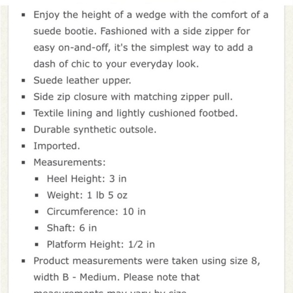 2/$30 TOMS Desert Wedge Suede Leather Bootie Black SZ 9.5 - Picture 12 of 12